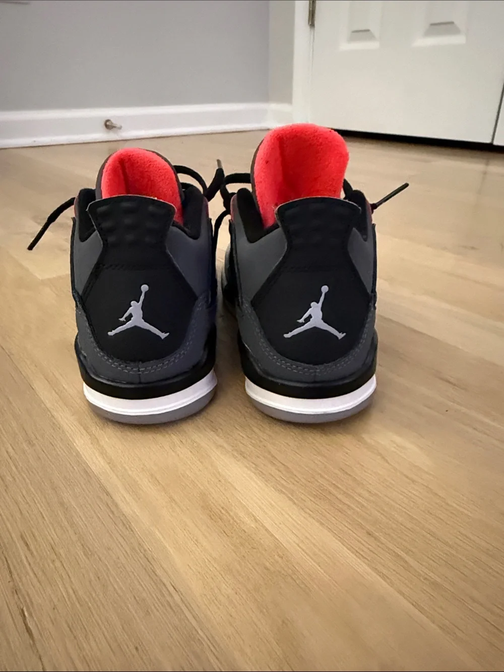 Jordan Kids Sneakers in Gray and Coral